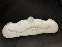 HAND-PAINTED PEARL JEWELRY TRAY - 10.75 X 4 “