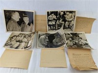 5 WWII Associated Press 9"X7" Photos with