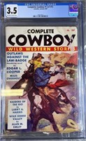 CGC 3.5 Complete Cowboy Vol.1 #1 1939 Pulp