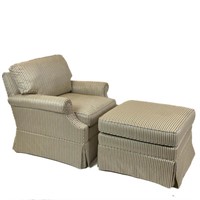 LOUNGE CHAIR AND OTTOMAN