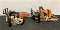 (2) STIHL Chainsaws