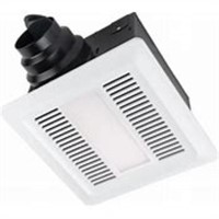 Miseno MBF080LWH Bathroom Exhaust Fan with LED Lig
