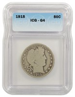 ICG Good-4 1915 Half Dollar
