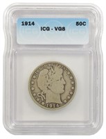 ICG VG-8 1914 Half Dollar