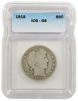 ICG Good-6 1915 Half Dollar
