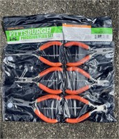 PITTSBURGH 6 PIECE PRECISION PLIER SET