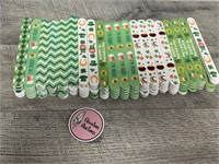 100 Nail files with St. Patrick's theme
