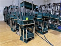 School Surplus Gym - Rows of GRN Student Desk