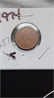 1974 Canadian Penny High Grade