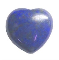 Genuine 0.75ct Heart Cabochon Iolite