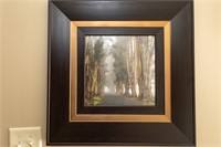 Framed Decorative Photographic Print, Country Road