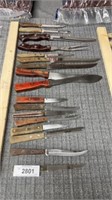 17 kitchen knives