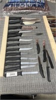 18 kitchen knives