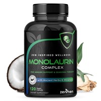 Zenmen Monolaurin Capsules Supplement - Tick...