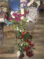 HUGE LOT OF GORGEOUS SILK FLOWERS