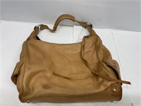 Nice Large Vintage Leather Banana Republic Bag