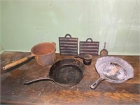 Cast Iron Skillets, Pans etc