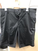 34W amazon essentials mens black formal shorts