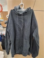 Size L, Fruit of the loom mens gray hoodie