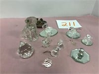Assorted Crystal Figurines