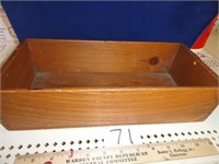 Vintage wood box-14" x 6' x 3"