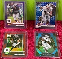 11 - 4 RAIDERS COLLECTIBLE CARDS (W3)