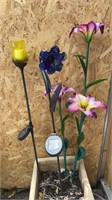 Solar Light Stakes Yard Decor Garden Some Glass