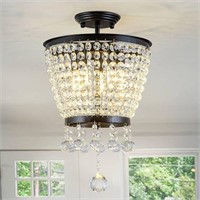 2 Tier Crystal Chandelier