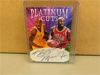 Platinum Cuts Kobe Bryant / Michael Jordan Card