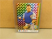 Tom Brady Montreal Expos MLB Draft prism RC