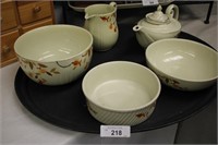 5PC COLLECTION OF HALLS POTTERY