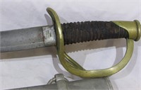 US Mod. 1840 Cavalry Saber and Scabbard – Dated