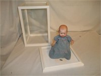 Vintage Doll Baby in Showcase