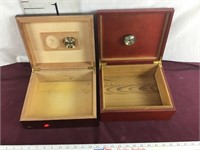 Two Cigarbox Humidors