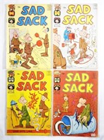 (4)HARVEY COMICS SAD SACK