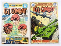(2) VINTAGE DC COMICS G.I. COMBAT
