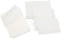 YUBX Transparent Sticky Notes Set of 3 Sizes