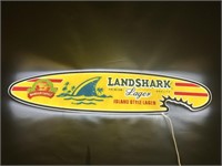 Lighted Bar Sign for Landshark Island Style Lager