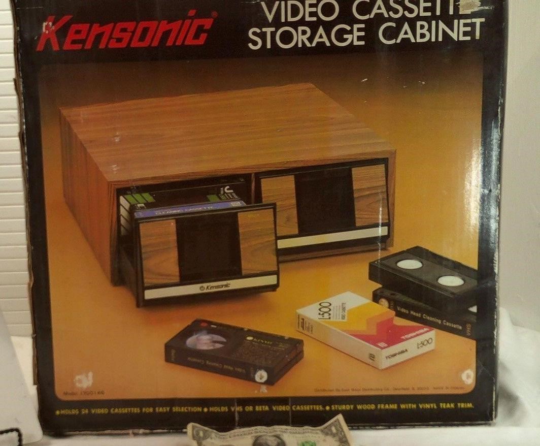 VIDEO CASSETTE STORAGE CABINET