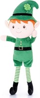 P4367  Gloveleya 16 Plush Doll Shamrock Blessings