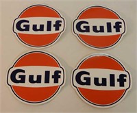 LOT OF 4 GULF DECALS