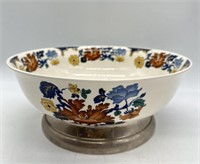 Vintage Myott-Meakin Kismet Floral Pedestal Bowl