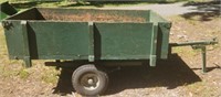 3.5' x 5' wooden trailer with removable sides