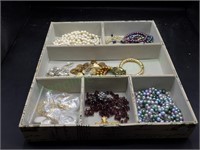 Tray of Fantastic Costume Jewelry