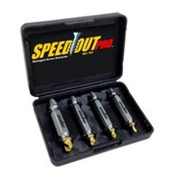 SpeedOut 4-piece Damaged Screw Extractor Set