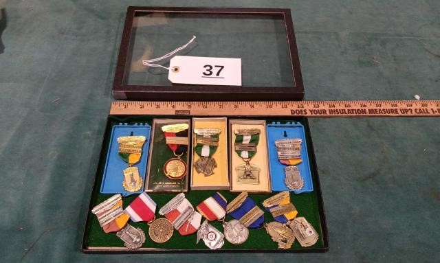 Small Case & Shooting Medals