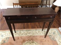 Vintage Library Table w/ Drawers