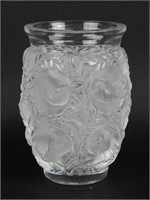 Lalique Crystal Bagatelle Bird Vase