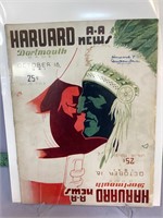 Harvard vs Dartmouth Oct 18 1941 football program