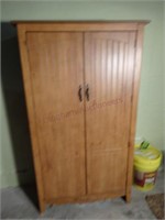 Wooden Cabinet 2-Doors 4-Shelves